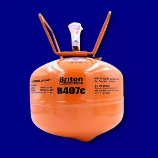 Briton Refrigerant R407C For HVAC Disposable Cylinder 3Kg