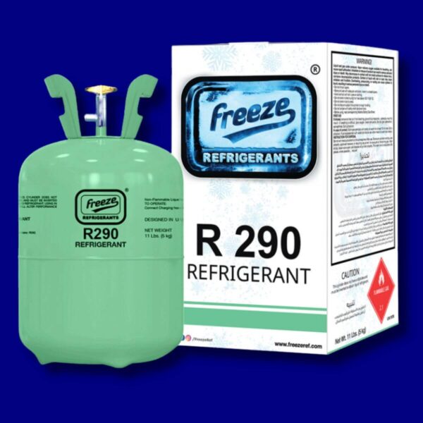 FREEZE Refrigerant R290 Gas 11Lbs 5Kg