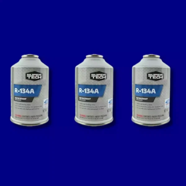 Supertech R-134a Refrigerant Automotive use in a 12oz Self-Sealing Container (3 Pack)