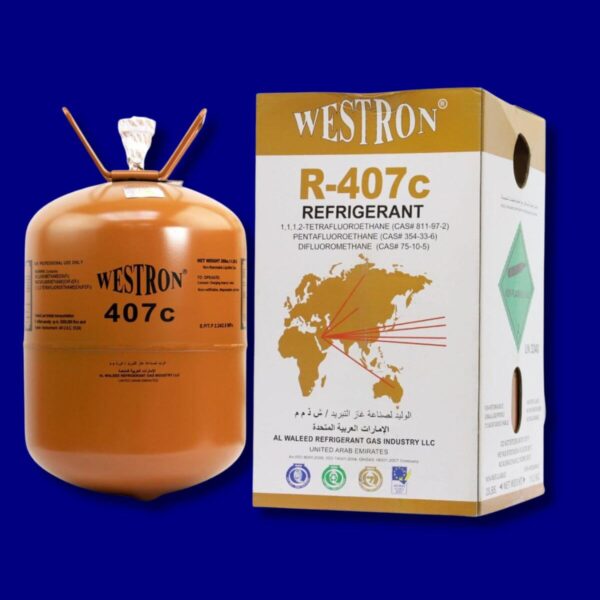 Westron R407C Refrigerant Gas – (11.3Kg/6.8Kg/3.4Kg)