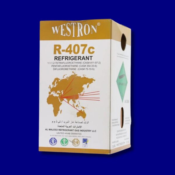 Westron R407C Refrigerant Gas – (11.3Kg/6.8Kg/3.4Kg)